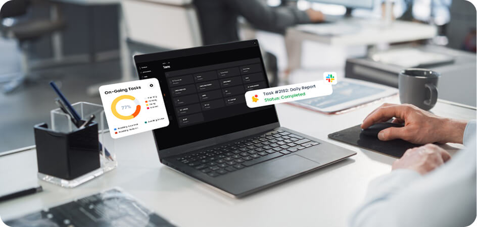 Laptop dashboard